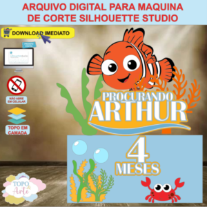 ARQUIVO de Corte Topo de Bolo Procurando Nemo - 02