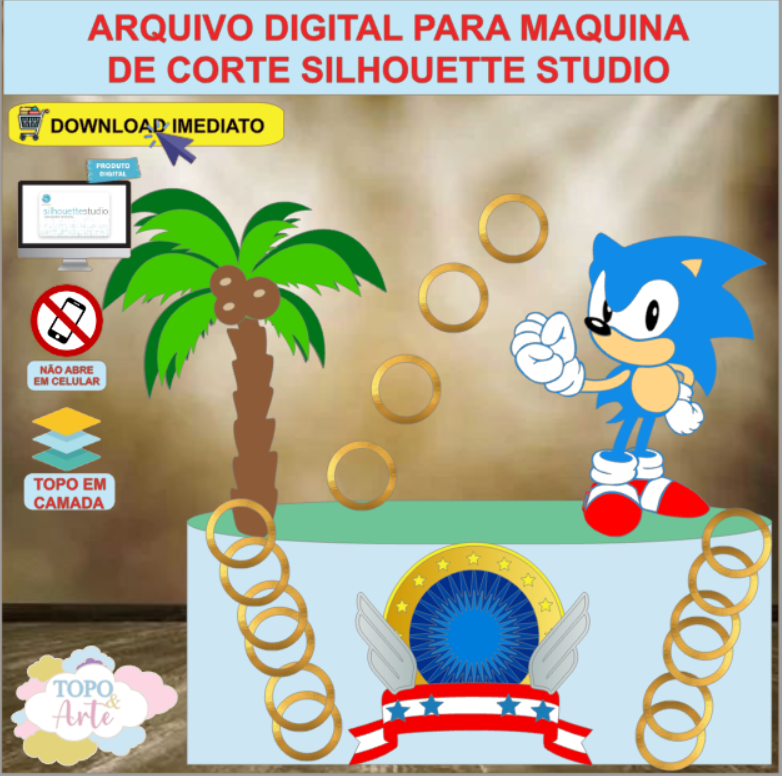 ARQUIVO de Corte Topo de Bolo Sonic - 03
