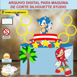 ARQUIVO de Corte Topo de Bolo Sonic - 08