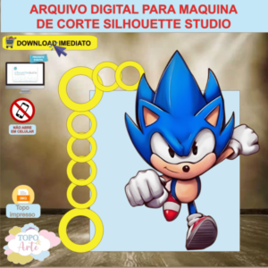 ARQUIVO de Corte Topo de Bolo Sonic - 12