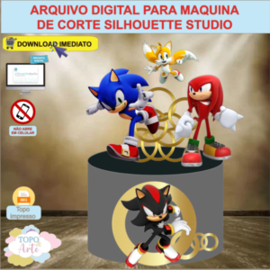 ARQUIVO de Corte Topo de Bolo Sonic - 13