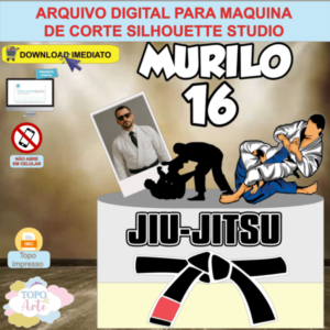 ARQUIVO de Corte Topo de Bolo Esporte Jiu Jitsu - 03