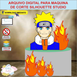 ARQUIVO de Corte Topo de Bolo Naruto - 01