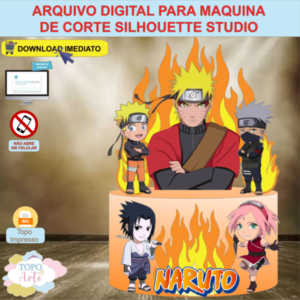 ARQUIVO de Corte Topo de Bolo Naruto - 02