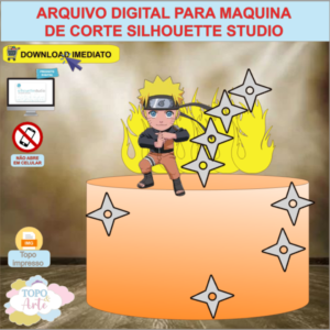 ARQUIVO de Corte Topo de Bolo Naruto - 03