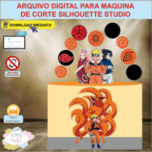 ARQUIVO de Corte Topo de Bolo Naruto - 05