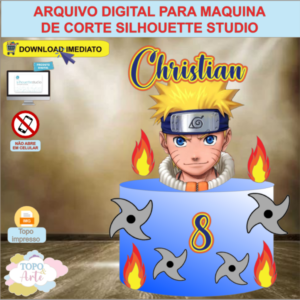 ARQUIVO de Corte Topo de Bolo Naruto - 06