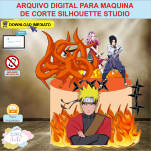 ARQUIVO de Corte Topo de Bolo Naruto - 07