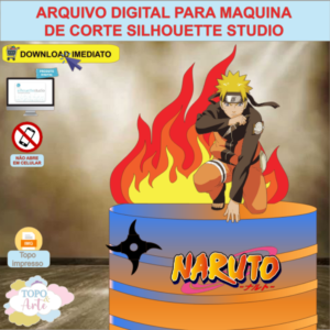 ARQUIVO de Corte Topo de Bolo Naruto - 09