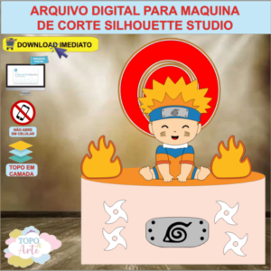 ARQUIVO de Corte Topo de Bolo Naruto - 13