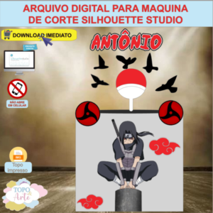 ARQUIVO de Corte Topo de Bolo Naruto Itachi Uchiha - 08