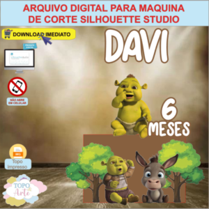 ARQUIVO de Corte Topo de Bolo Shrek - 03