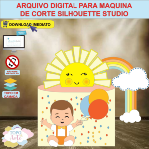 ARQUIVO de Corte Topo de Bolo 365 Sorrisos - 06