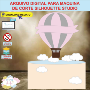 ARQUIVO de Corte Topo de Bolo Baloes - 07