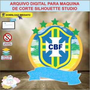 ARQUIVO de Corte Topo de Bolo Futebol - 26
