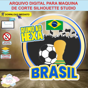 ARQUIVO de Corte Topo de Bolo Futebol - 27