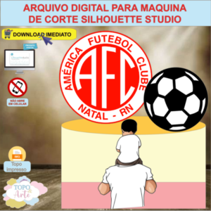 ARQUIVO de Corte Topo de Bolo Futebol - 29