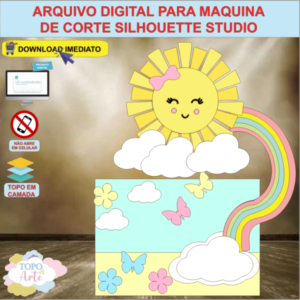 ARQUIVO de Corte Topo de Bolo Sun Shine - 01