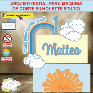 ARQUIVO de Corte Topo de Bolo Sun Shine - 04