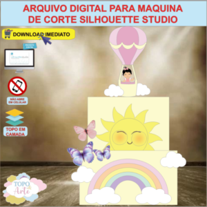 ARQUIVO de Corte Topo de Bolo Sun Shine Menina - 09
