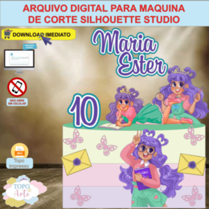 ARQUIVO de Corte Topo de Bolo A Princesa Desastrada - 01