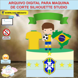 ARQUIVO de Corte Topo de Bolo Futebol - 37