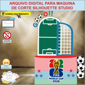 ARQUIVO de Corte Topo de Bolo Futebol - 38