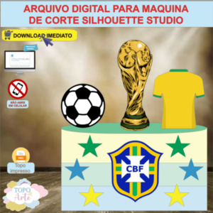 ARQUIVO de Corte Topo de Bolo Futebol - 58