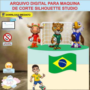 ARQUIVO de Corte Topo de Bolo Futebol - 59