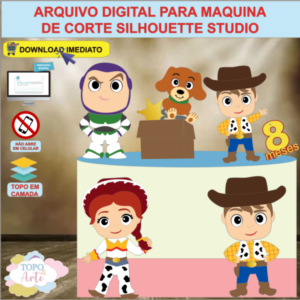 ARQUIVO de Corte Topo de Bolo Toy Story - 08