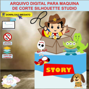 ARQUIVO de Corte Topo de Bolo Toy Story - 10