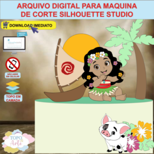 ARQUIVO de Corte Topo de Bolo Moana - 13