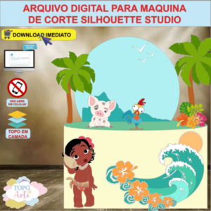 ARQUIVO de Corte Topo de Bolo Moana - 19
