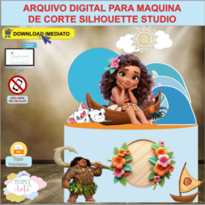 ARQUIVO de Corte Topo de Bolo Moana - 26