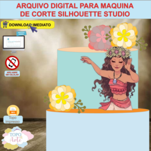 ARQUIVO de Corte Topo de Bolo Moana - 27