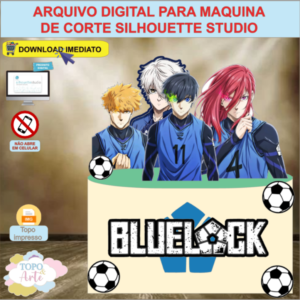 ARQUIVO de Corte Topo de Bolo Blue Lock - 01