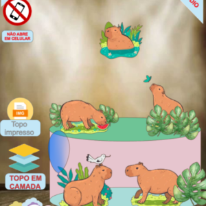 ARQUIVO de Corte Topo de Bolo  Capivara - 03