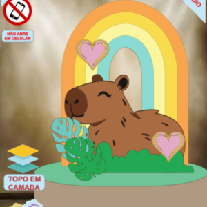ARQUIVO de Corte Topo de Bolo  Capivara - 05
