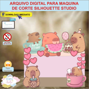 ARQUIVO de Corte Topo de Bolo Capivara - 06