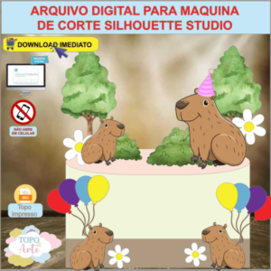 ARQUIVO de Corte Topo de Bolo Capivara - 07