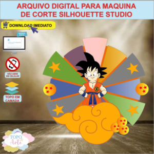 ARQUIVO de Corte Topo de Bolo Dragon Ball - 01