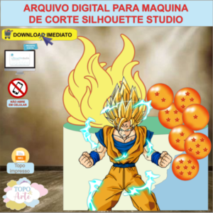 ARQUIVO de Corte Topo de Bolo Dragon Ball - 02