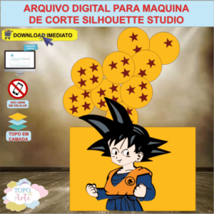 ARQUIVO de Corte Topo de Bolo Dragon Ball - 03