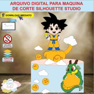 ARQUIVO de Corte Topo de Bolo Dragon Ball - 05