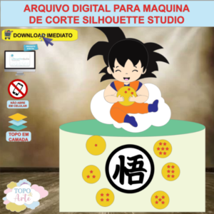 ARQUIVO de Corte Topo de Bolo Dragon Ball - 06