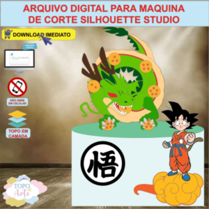 ARQUIVO de Corte Topo de Bolo Dragon Ball - 07