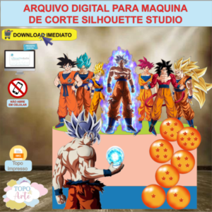 ARQUIVO de Corte Topo de Bolo Dragon Ball - 09
