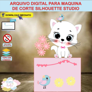 ARQUIVO de Corte Topo de Bolo Gatos - 11