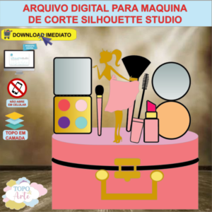 ARQUIVO de Corte Topo de Bolo Maquiagem - 01