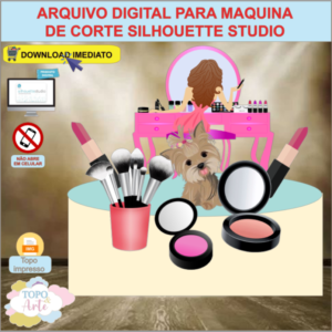 ARQUIVO de Corte Topo de Bolo Maquiagem - 03